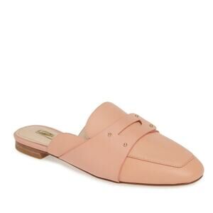 Louise et Cie Charriet Leather Mule Rosebud Pink Size 8.5 NIB